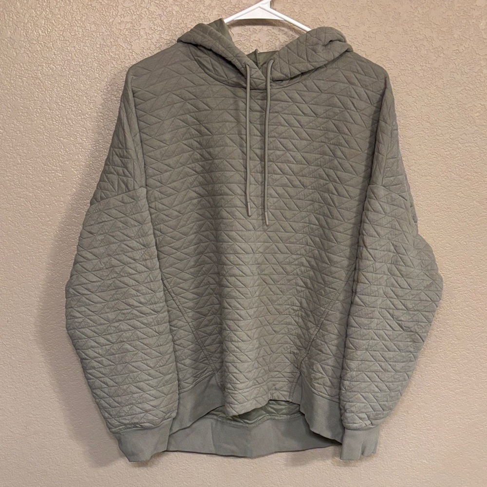 RBX Quilted Green Hoodie